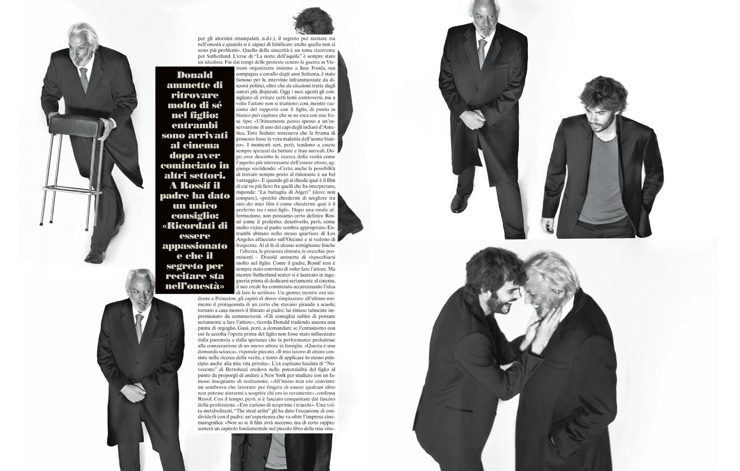L’Uomo Vogue – featuring Donald Sutherland